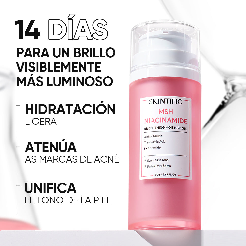 Gel Hidratante Iluminador niacinamida MSH
