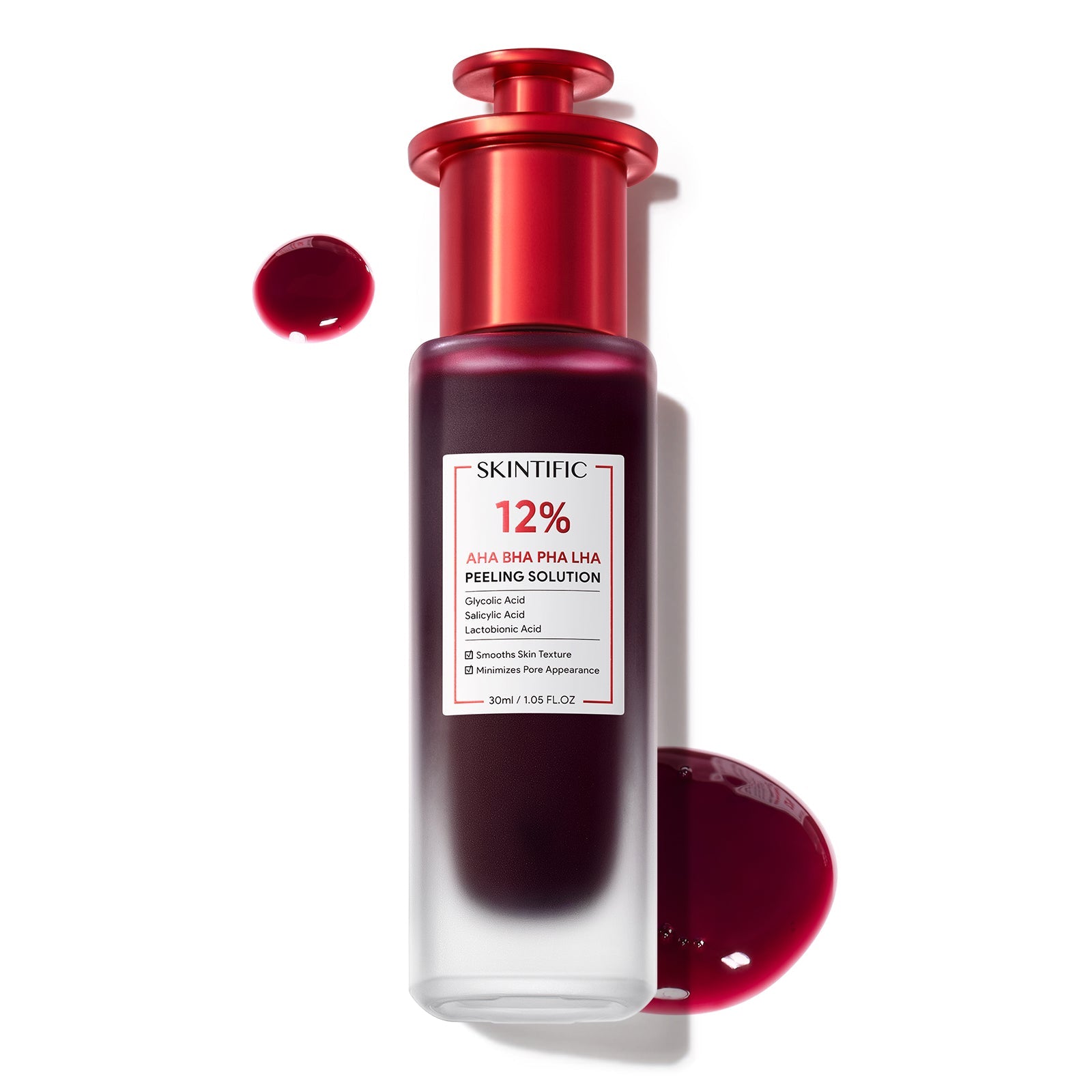 Sérum Exfoliante con 12% AHA, BHA, PHA y LHA