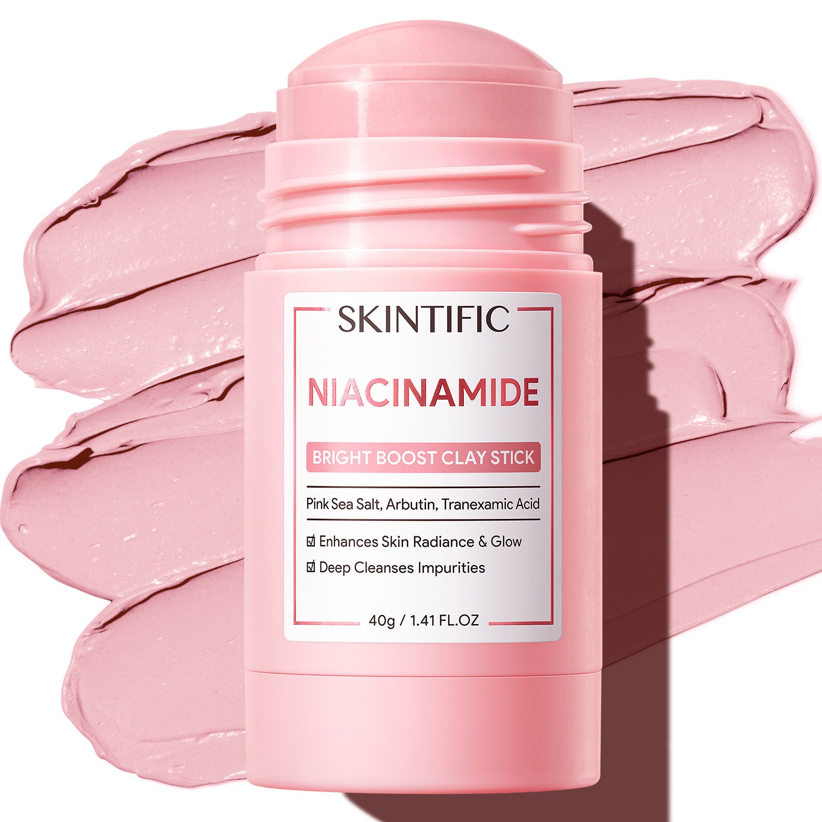 Mascarilla en barra de arcilla iluminadora con Niacinamida