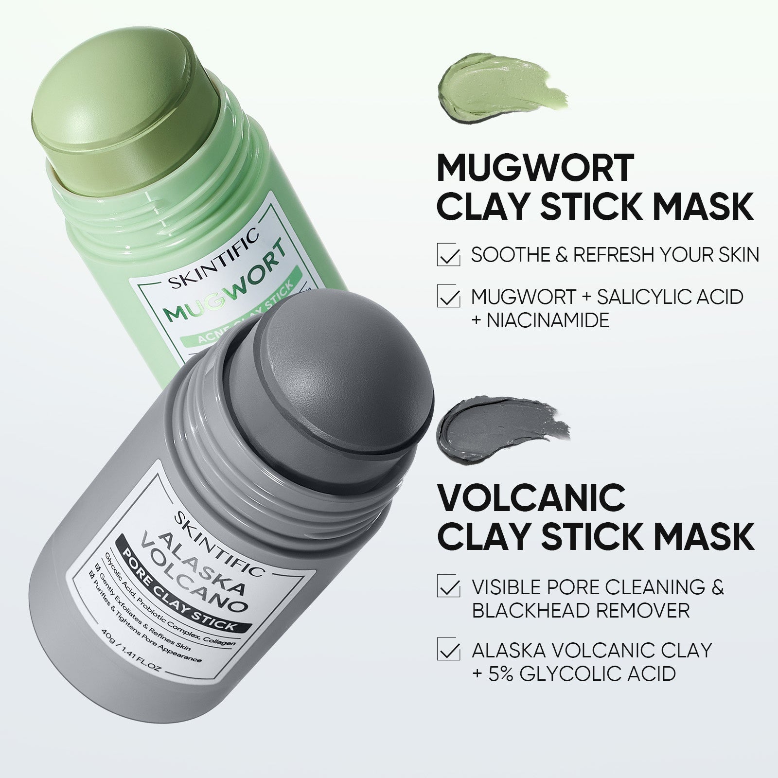 Mugwort Anti Pores & Acne Clay Mask Stick