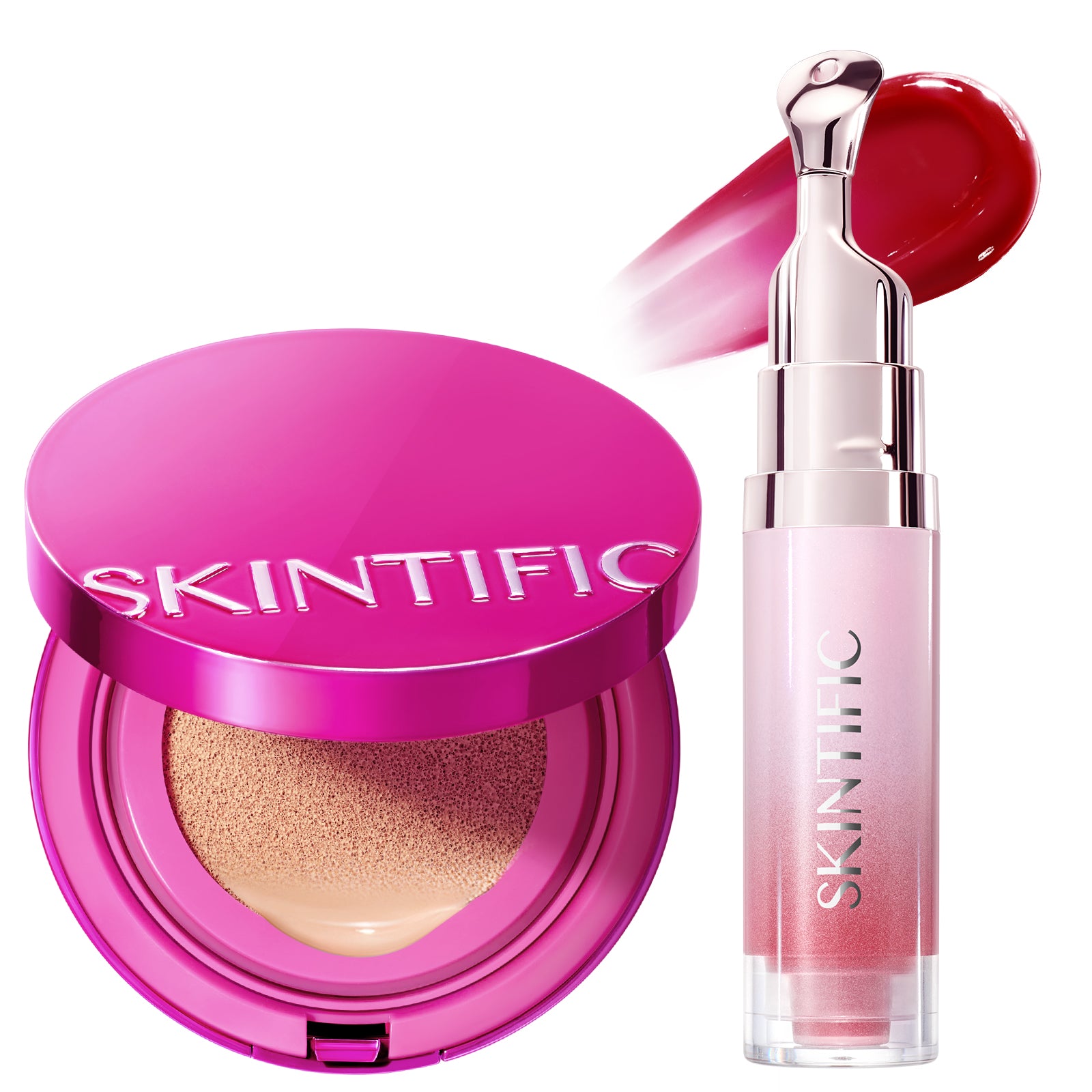 Set Glow Cushion & Sérum Labial con Péptidos – 2 piezas