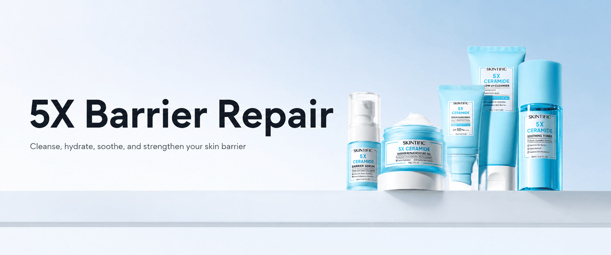 SKINTIFIC 5X Ceramide Barrier Repair | Moisturizers, Serums & Cleanser