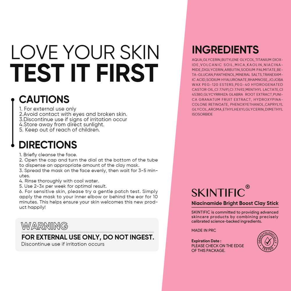 Niacinamide Bright Boost Clay Stick Mask