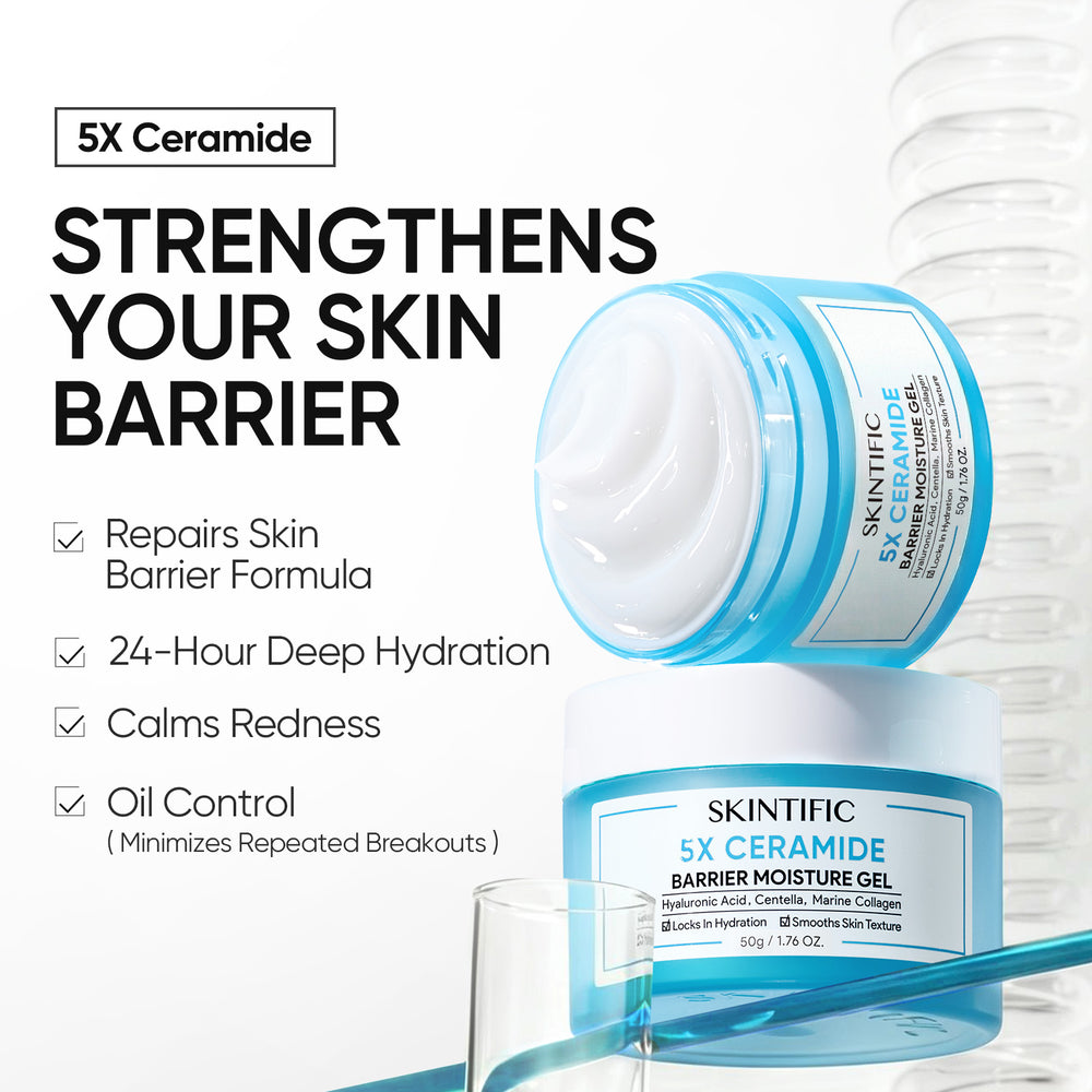 Gel Hidratante Reparador de la Barrera con 5X Ceramidas