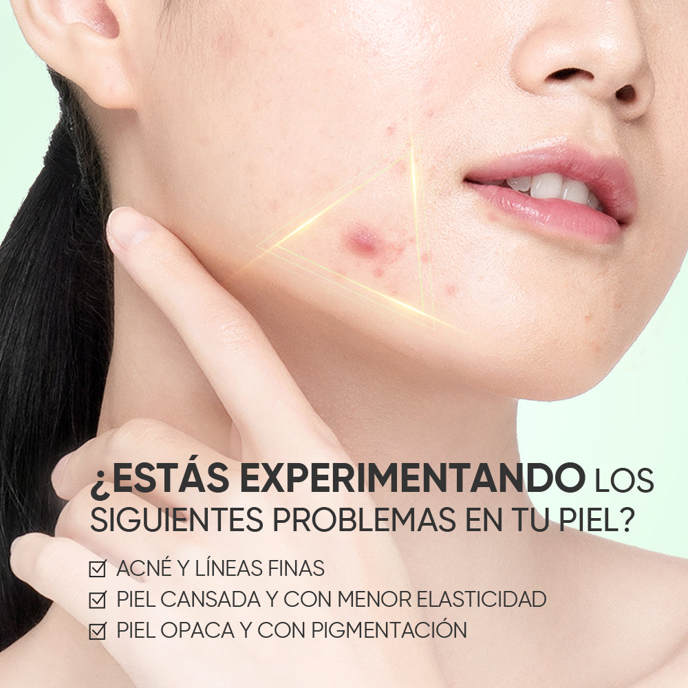 Limpiador en gel para acné con 3X de ácidos