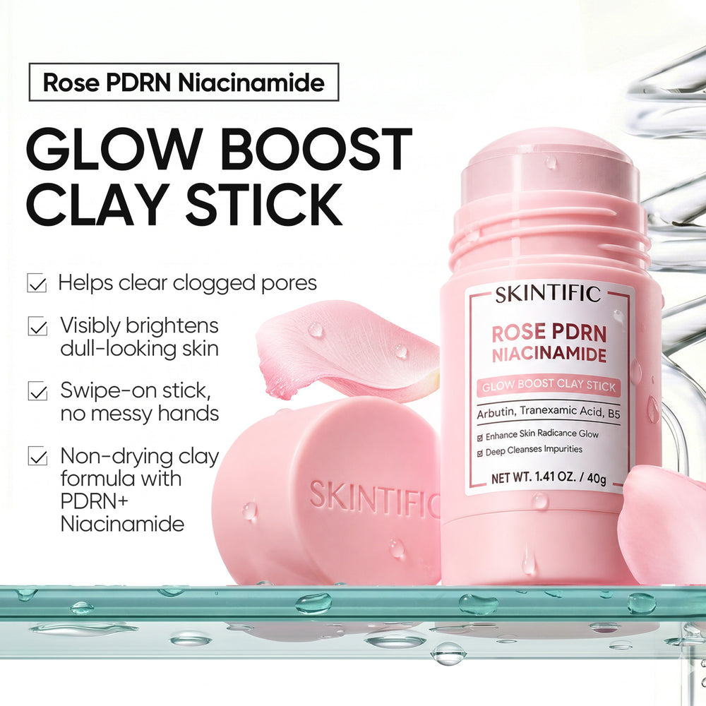 Rose PDRN Niacinamide Glow Boost Clay Stick