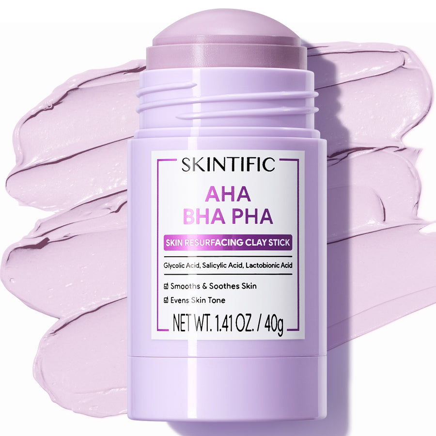 AHA BHA PHA Skin Resurfacing Clay Stick for rough texture and buildup