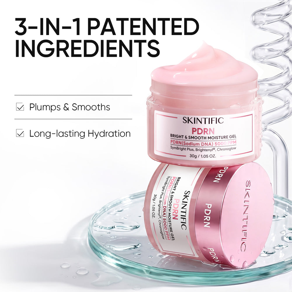 PDRN Bright & Smooth Moisture Gel Cream Moisturizer