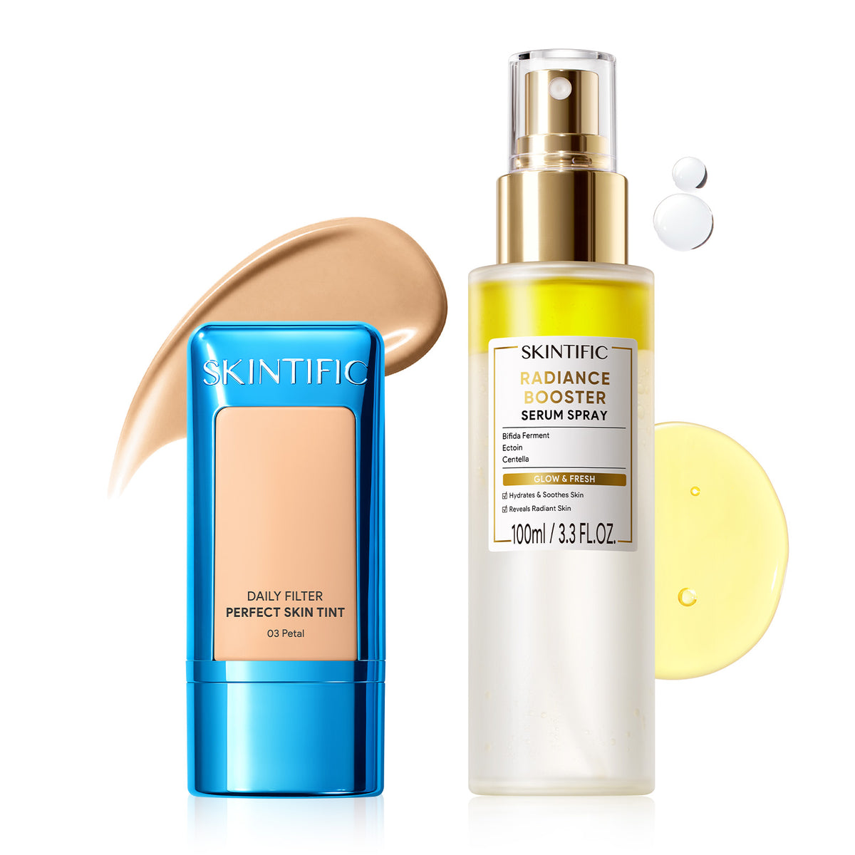 Hydrating Skin Tint and Glow Setting Spray Set