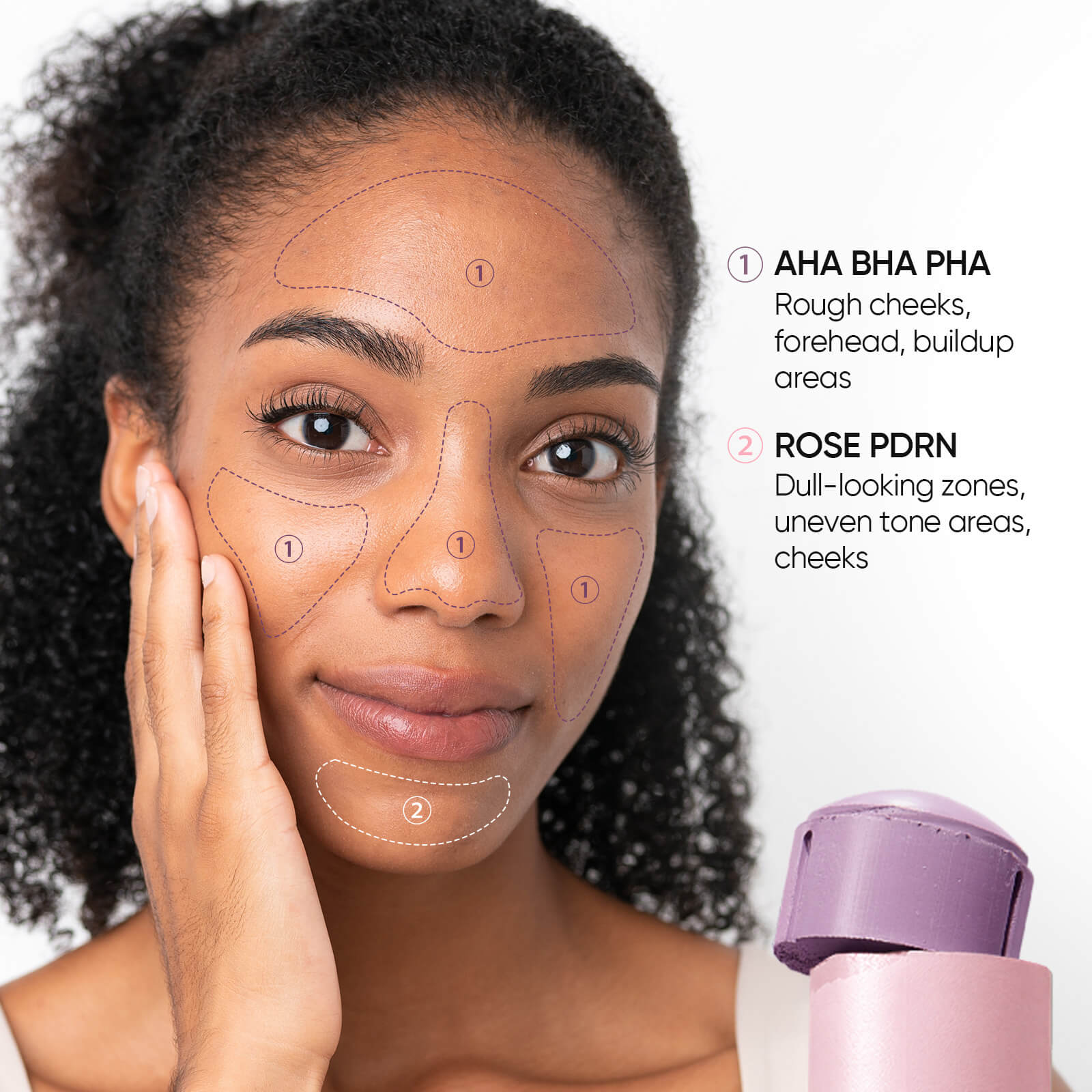 Barra de arcilla para renovar la piel con AHA, BHA y PHA