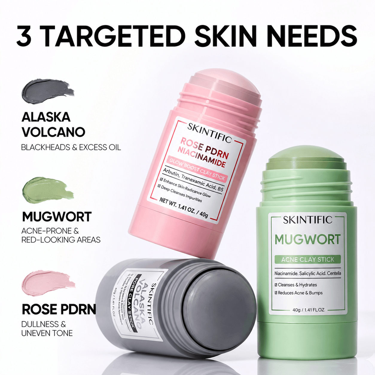 Mugwort Anti Pores & Acne Clay Mask Stick