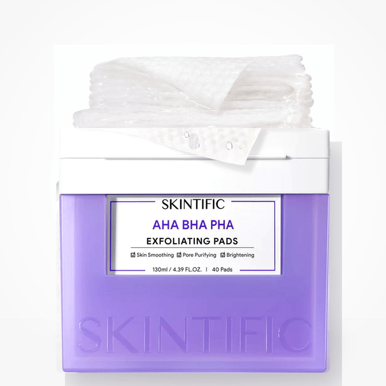 Toallitas exfoliantes AHA, BHA y PHA