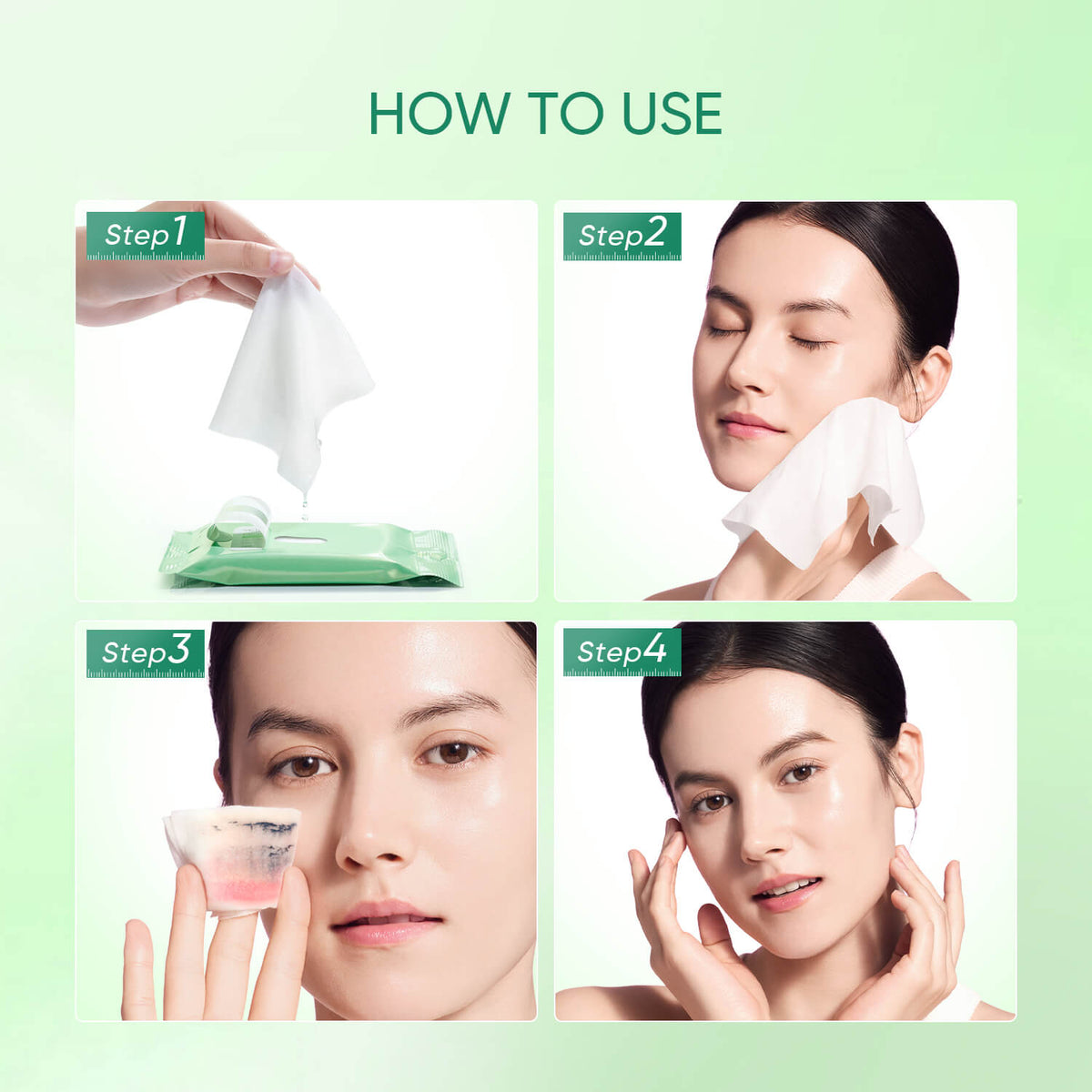Centella Acne Care Micellar Cleansing Wipes for Acne-Prone Skin