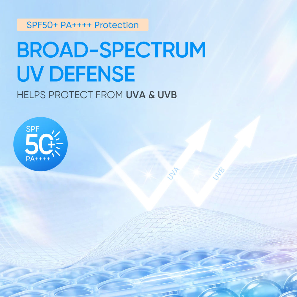 Protector solar en sérum con color para todo el día, SPF 50+ PA++++