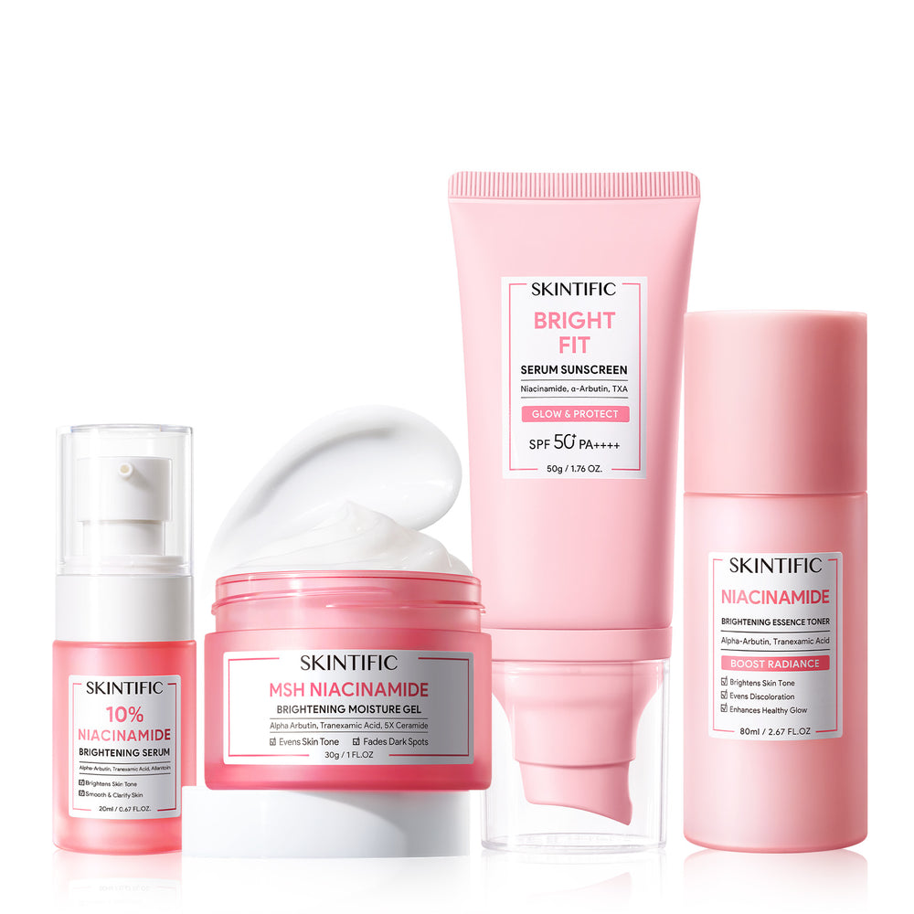 Set de sistema diario iluminador Glow con niacinamida